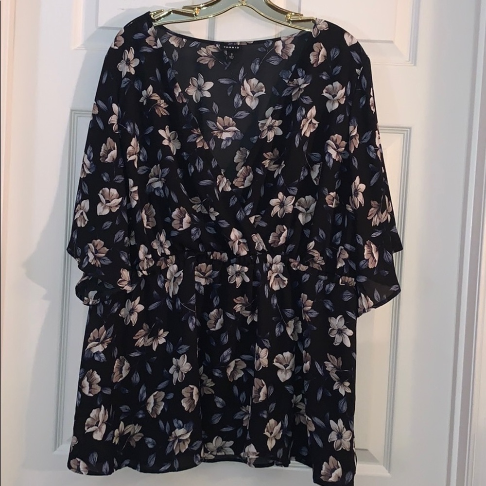 Torrid Floral Blouse